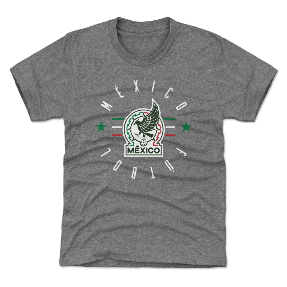 Mexico National Team 500 Level Youth Futbol T-Shirt Gray - FIFA World CUP