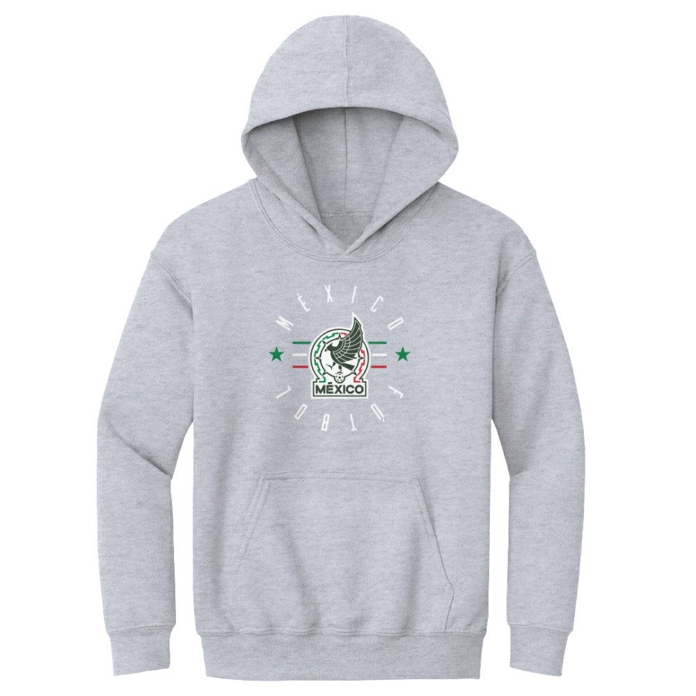 Mexico National Team 500 Level Youth Futbol Pullover Hoodie Gray - FIFA World CUP