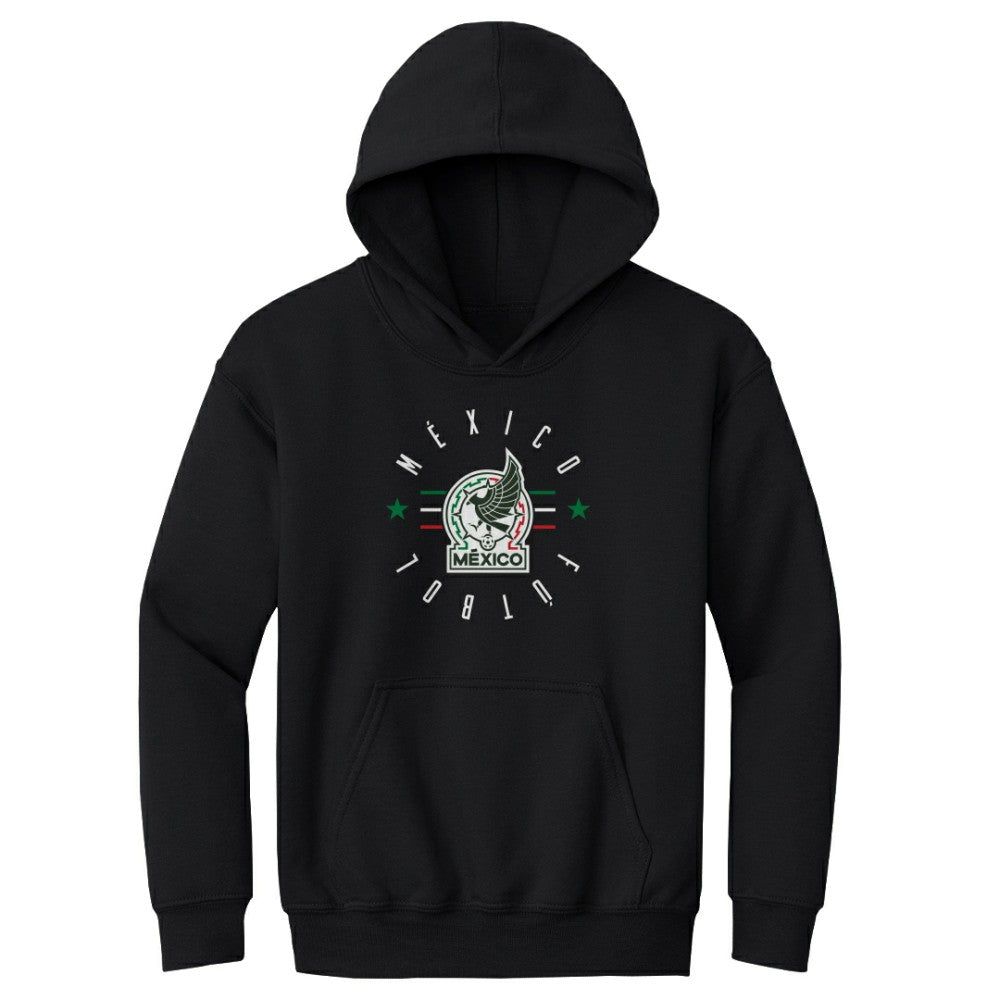 Mexico National Team 500 Level Youth Futbol Pullover Hoodie Black - FIFA World CUP