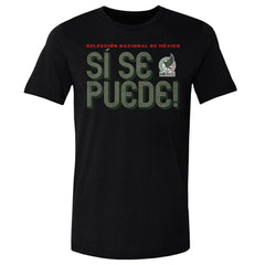 Mexico National Team 500 Level Si Se Puede Inline Bold T-Shirt Black - FIFA World CUP