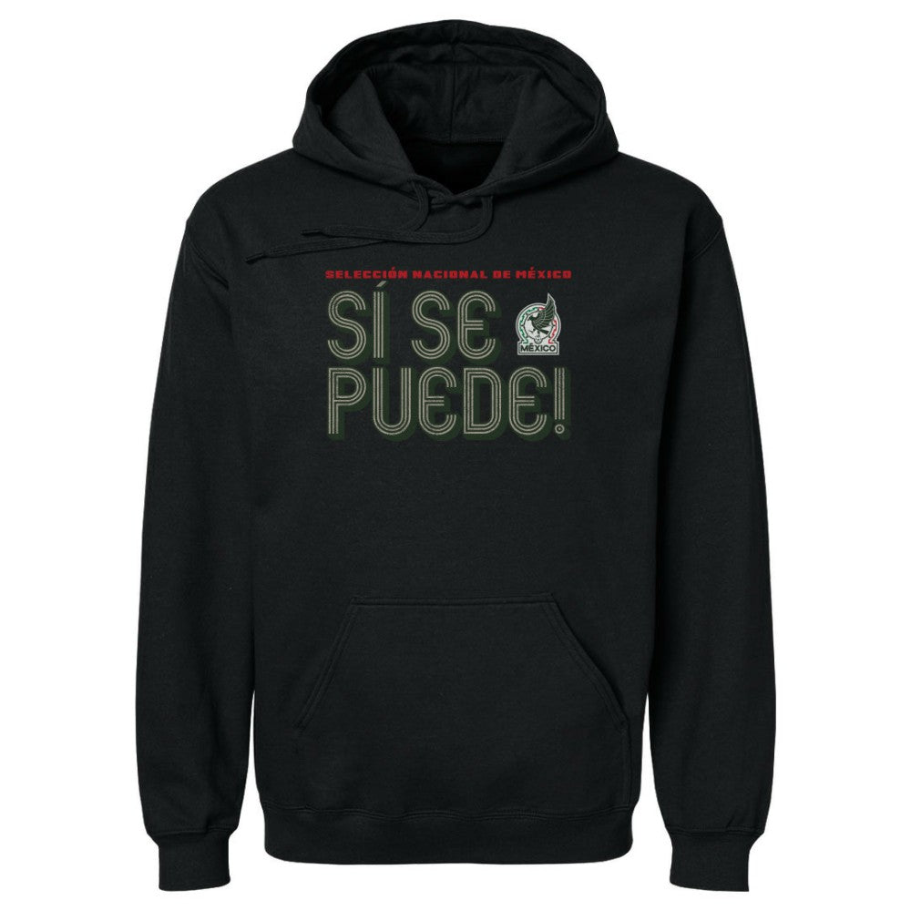 Mexico National Team 500 Level Si Se Puede Inline Bold Pullover Hoodie Black - FIFA World CUP