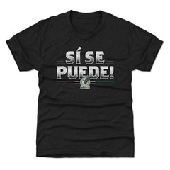 Mexico National Team 500 Level Youth Si Se Puede T-Shirt Black - FIFA World CUP
