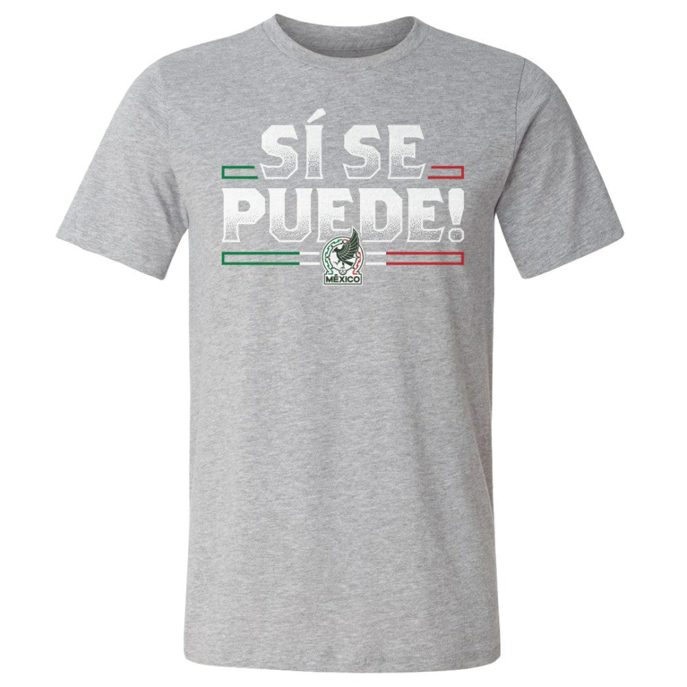 Mexico National Team 500 Level Si Se Puede T-Shirt Heather Gray - FIFA World CUP