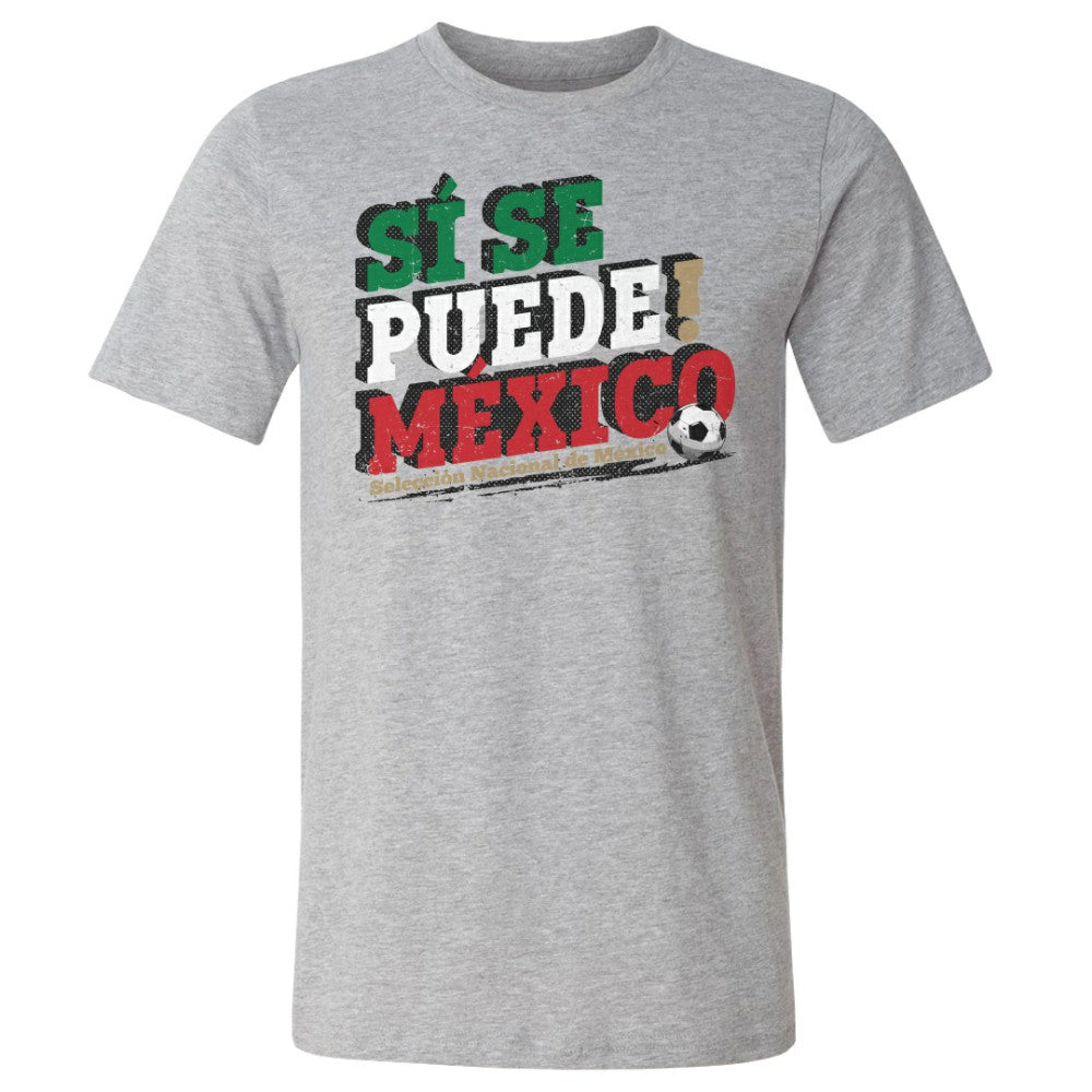 Mexico National Team 500 Level Si Se Puede T-Shirt Heather Gray - FIFA World CUP