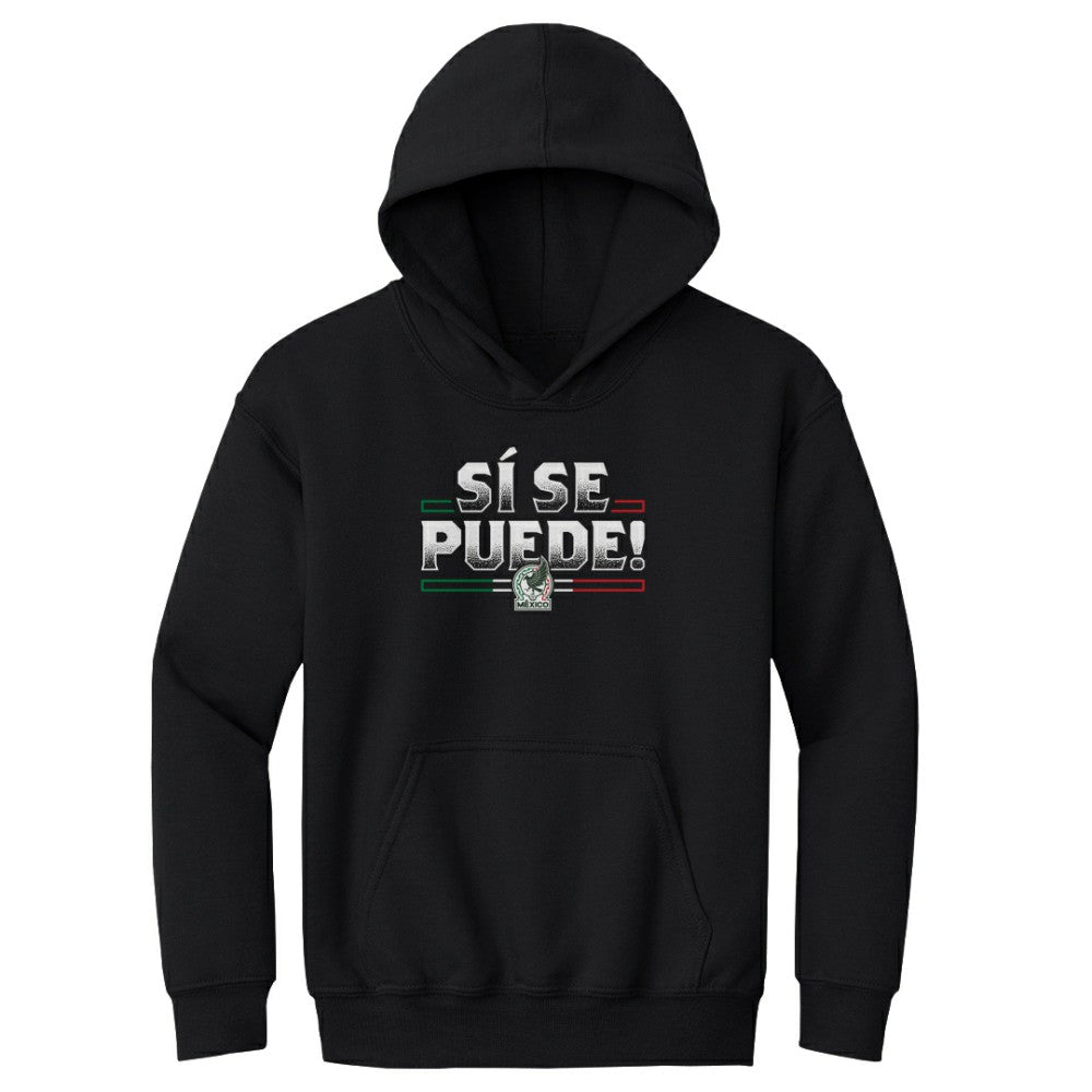 Mexico National Team 500 Level Youth Si Se Puede Pullover Hoodie Black - FIFA World CUP