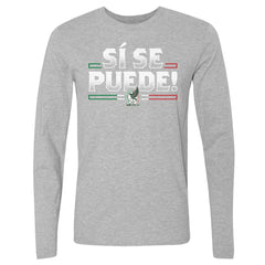 Mexico National Team 500 Level Si Se Puede Long Sleeve T-Shirt Heather Gray - FIFA World CUP