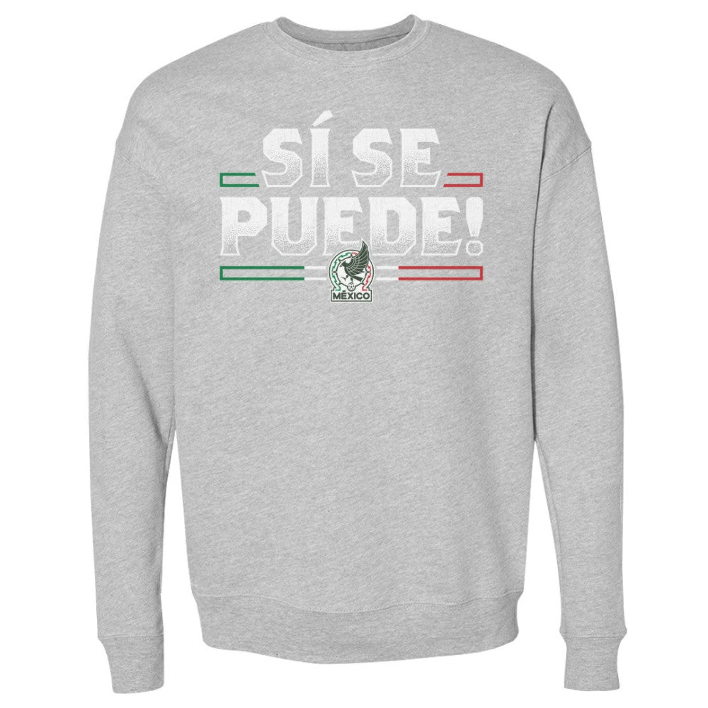 Mexico National Team 500 Level Si Se Puede Pullover Sweatshirt Heather Gray - FIFA World CUP