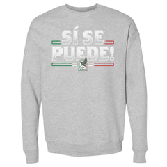 Mexico National Team 500 Level Si Se Puede Pullover Sweatshirt Heather Gray - FIFA World CUP