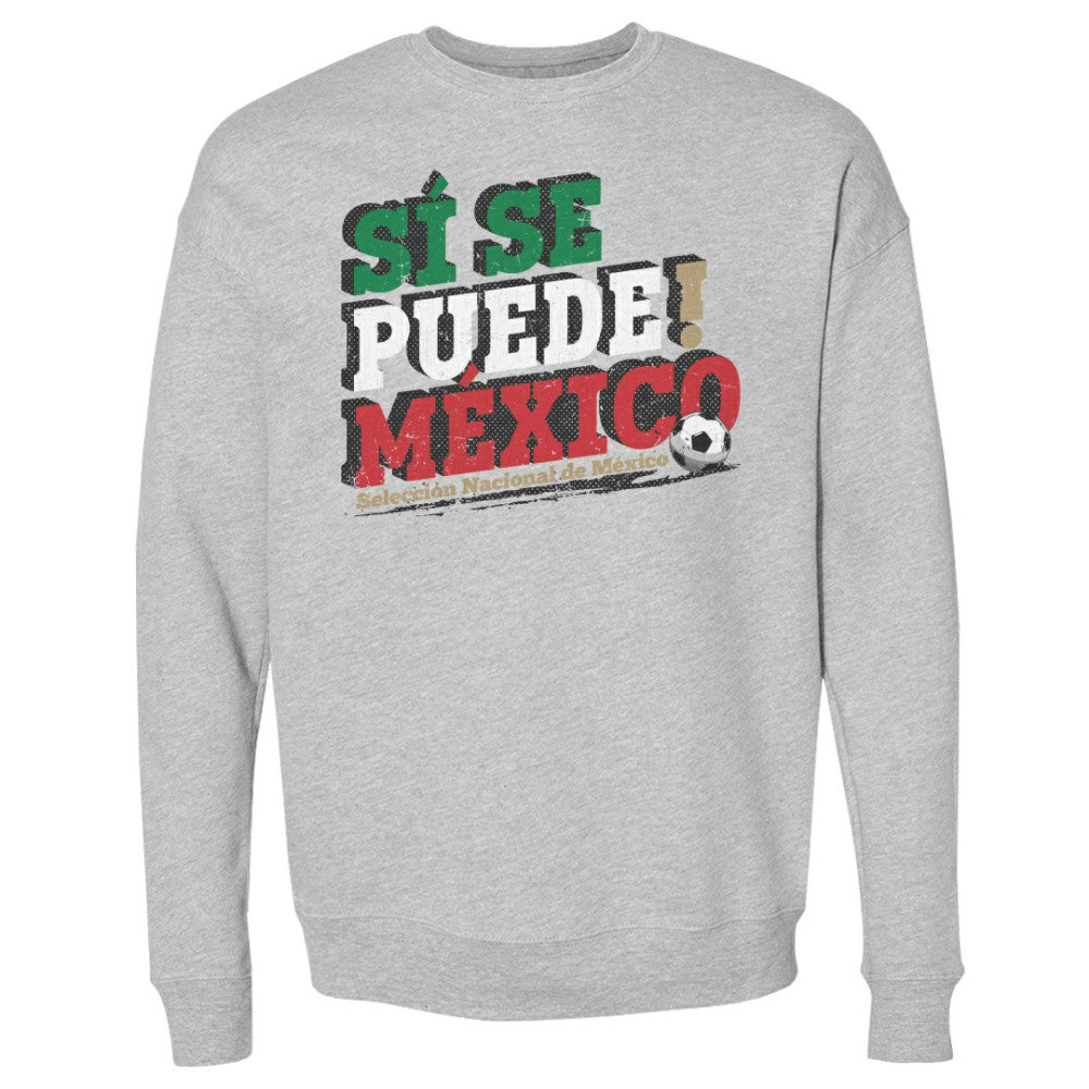 Mexico National Team 500 Level Si Se Puede Pullover Sweatshirt Heather Gray - FIFA World CUP