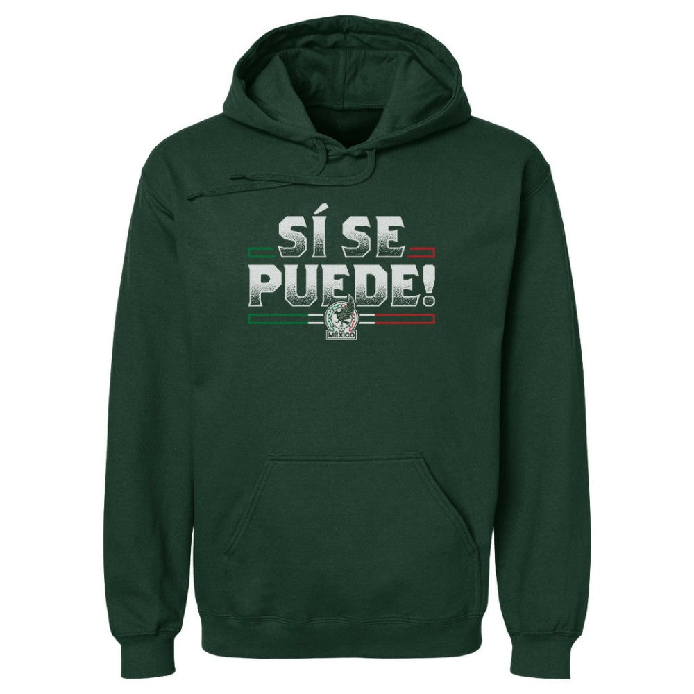 Mexico National Team 500 Level Si Se Puede Pullover Hoodie Forest Green - FIFA World CUP