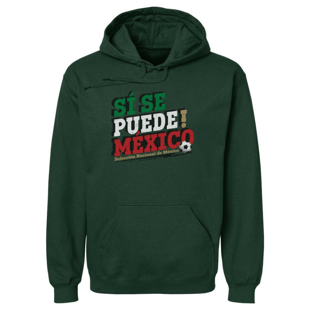 Mexico National Team 500 Level Si Se Puede Pullover Hoodie Forest Green - FIFA World CUP