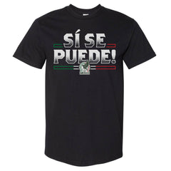 Mexico National Team 500 Level Si Se Puede Heavyweight T-Shirt Black - FIFA World CUP