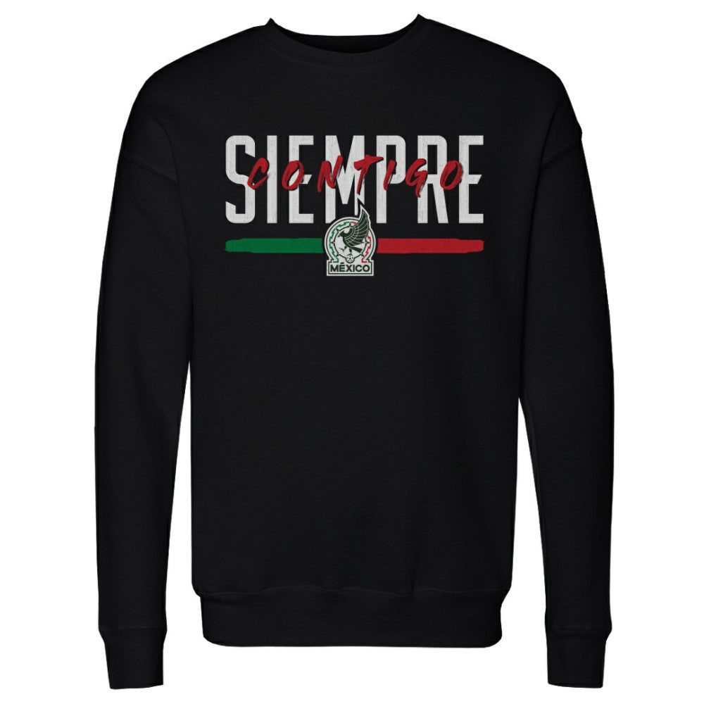 Mexico National Team 500 Level Siempre Contigo Crewneck Sweatshirt Black - FIFA World CUP