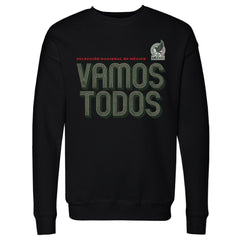 Mexico National Team 500 Level Vamos Todos Inline Bold Crewneck Sweatshirt Black - FIFA World CUP