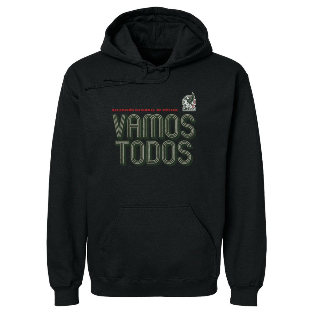 Mexico National Team 500 Level Vamos Todos Inline Bold Pullover Hoodie Black - FIFA World CUP