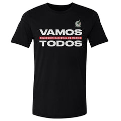 Mexico National Team 500 Level Vamos Todos Cotton T-Shirt Black - FIFA World CUP