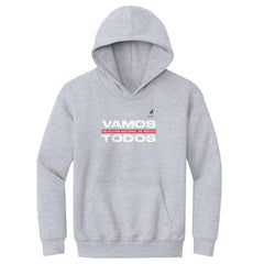 Mexico National Team 500 Level Youth Vamos Todos Pullover Hoodie Gray - FIFA World CUP