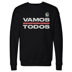 Mexico National Team 500 Level Vamos Todos Crewneck Sweatshirt Black - FIFA World CUP