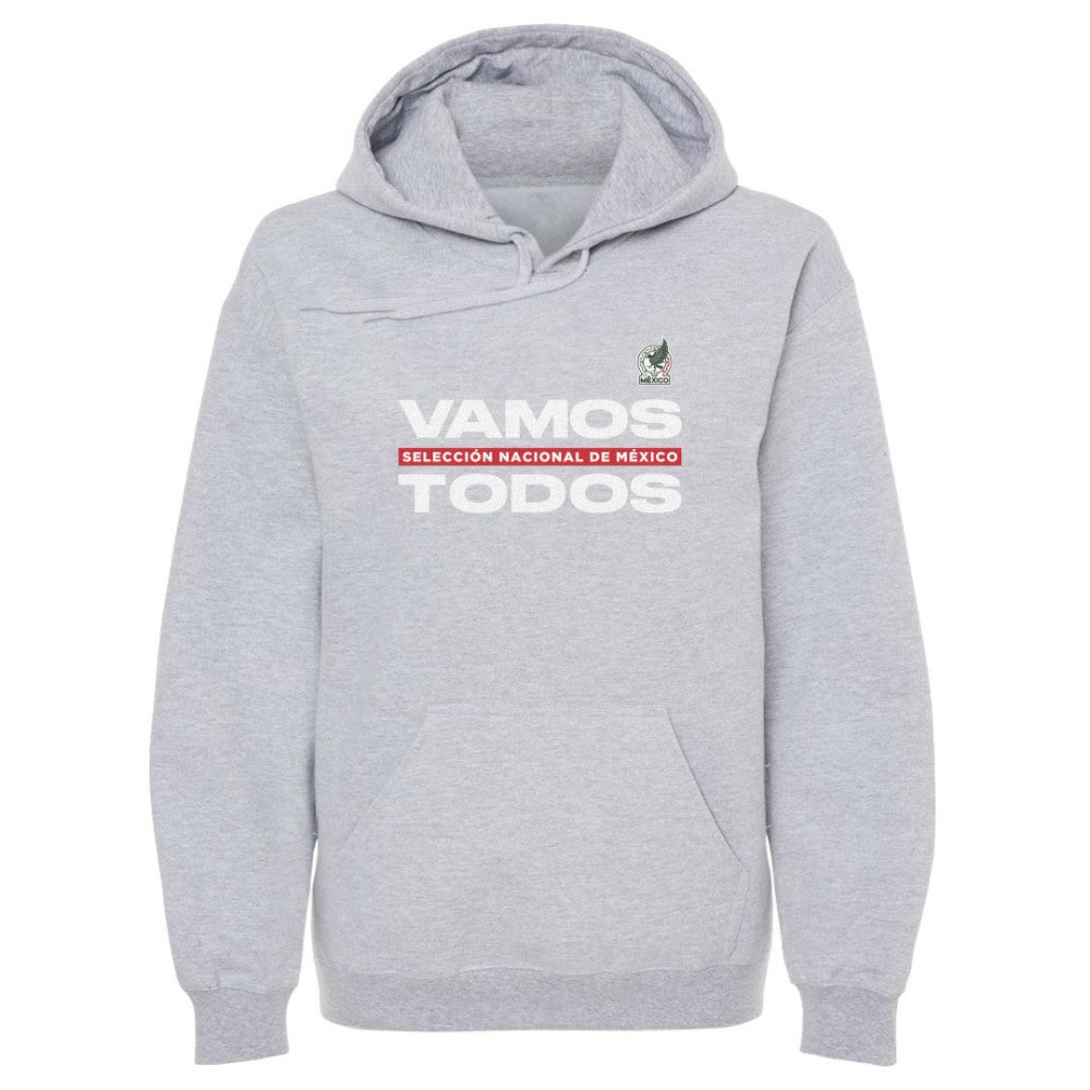 Mexico National Team 500 Level Vamos Todos Pullover Hoodie Gray - FIFA World CUP