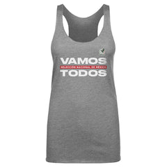 Mexico National Team 500 Level Women's Vamos Todos Tri-Blend Tank Top Gray - FIFA World CUP