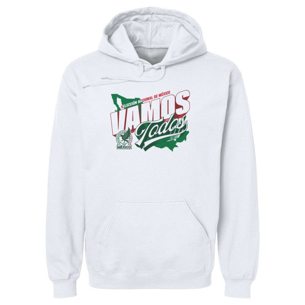 Mexico National Team 500 Level Vamos Todos Country Pullover Hoodie White - FIFA World CUP