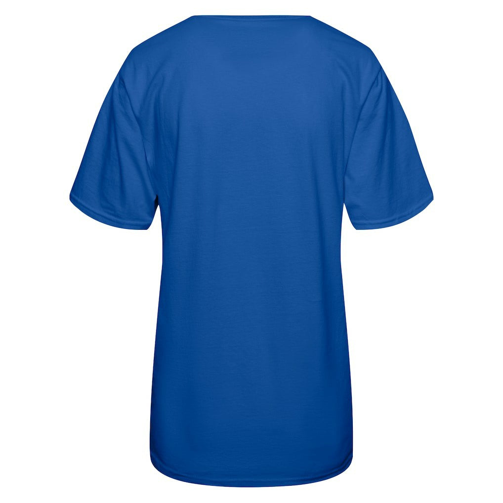 Dallas Cowboys Cheerleaders Women's Sweetheart Boots T-Shirt Royal | NFL