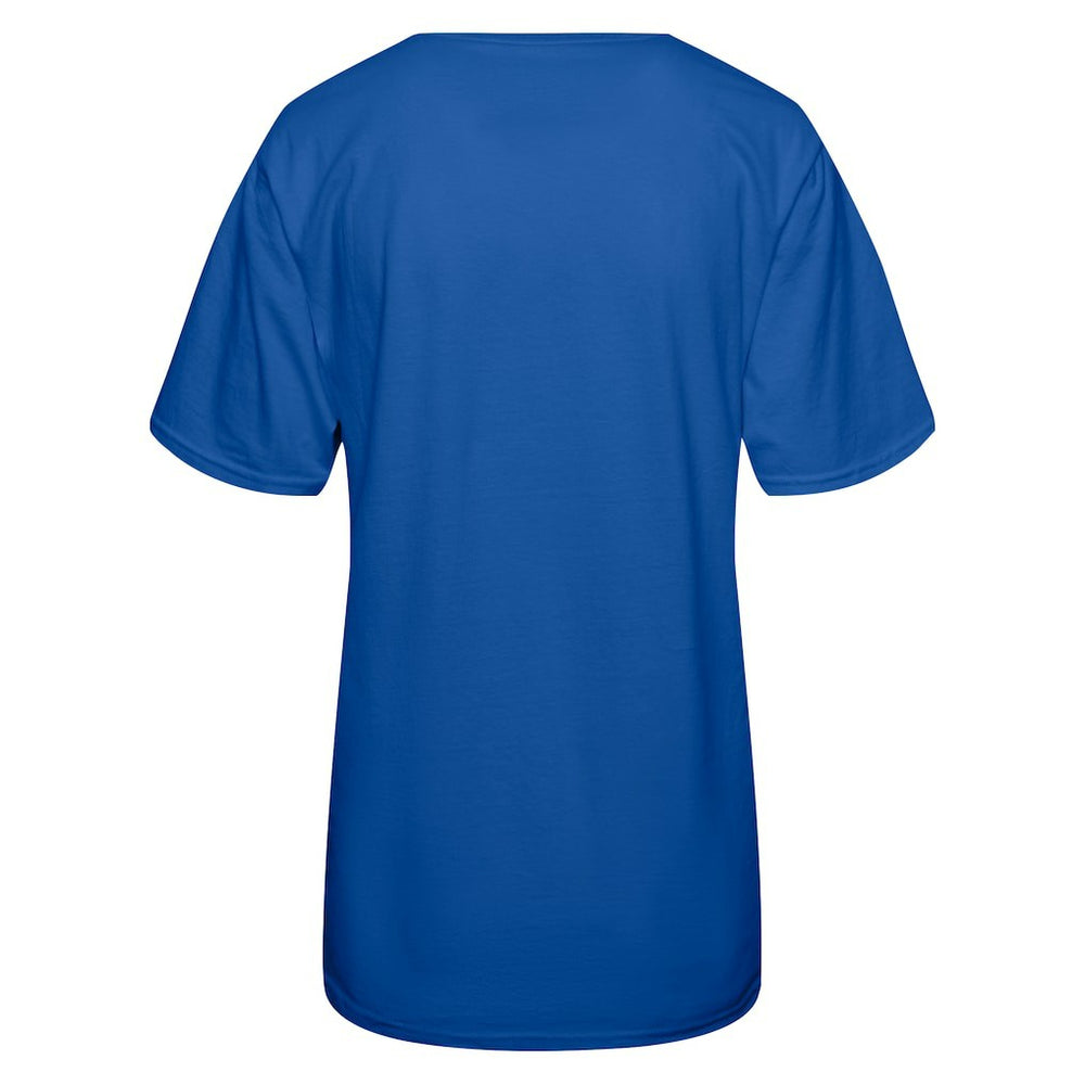 Dallas Cowboys Cheerleaders Women's Sweetheart Boots T-Shirt Royal | NFL