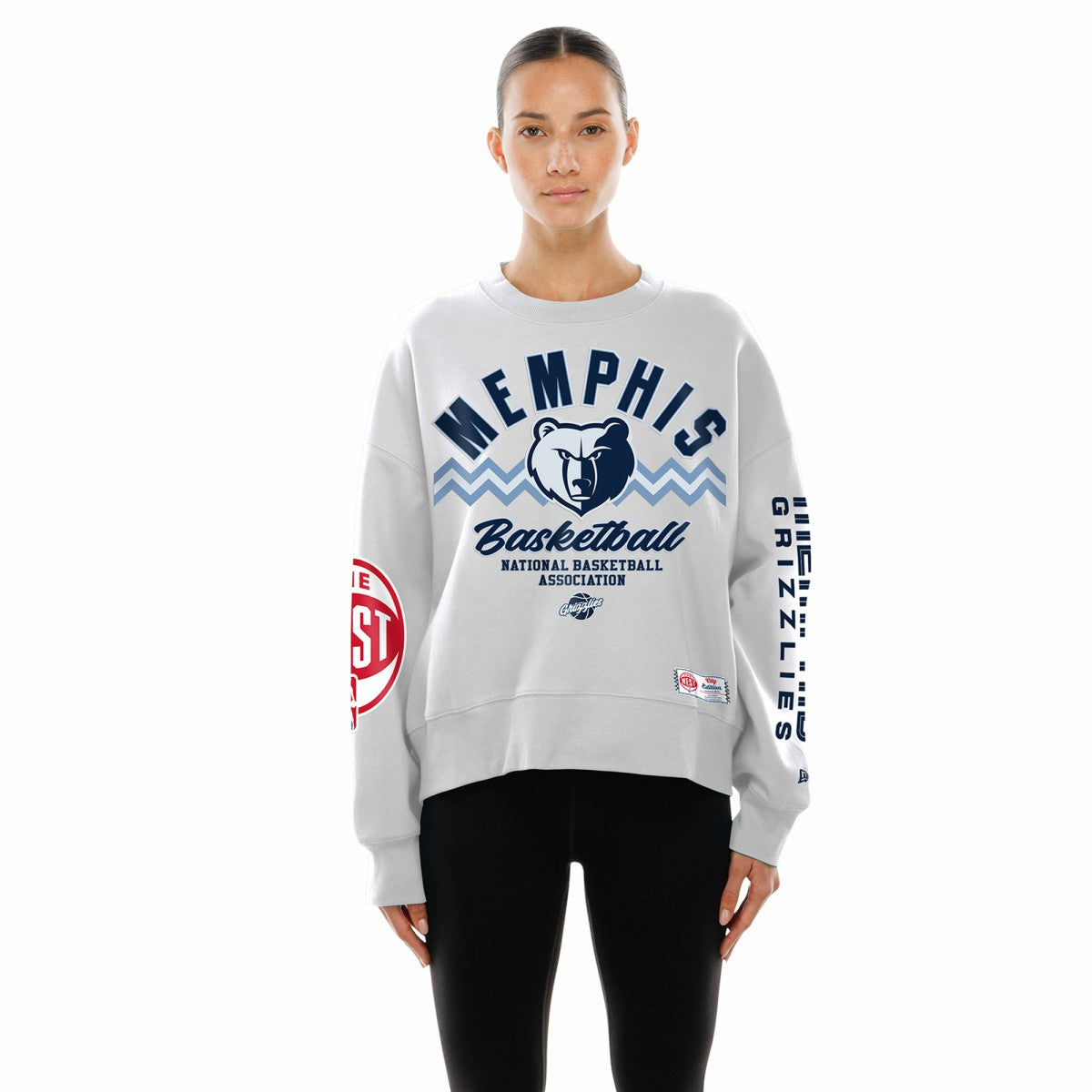 Memphis Grizzlies Women's 2025/26 City Edition Sweatshirt White - NBA