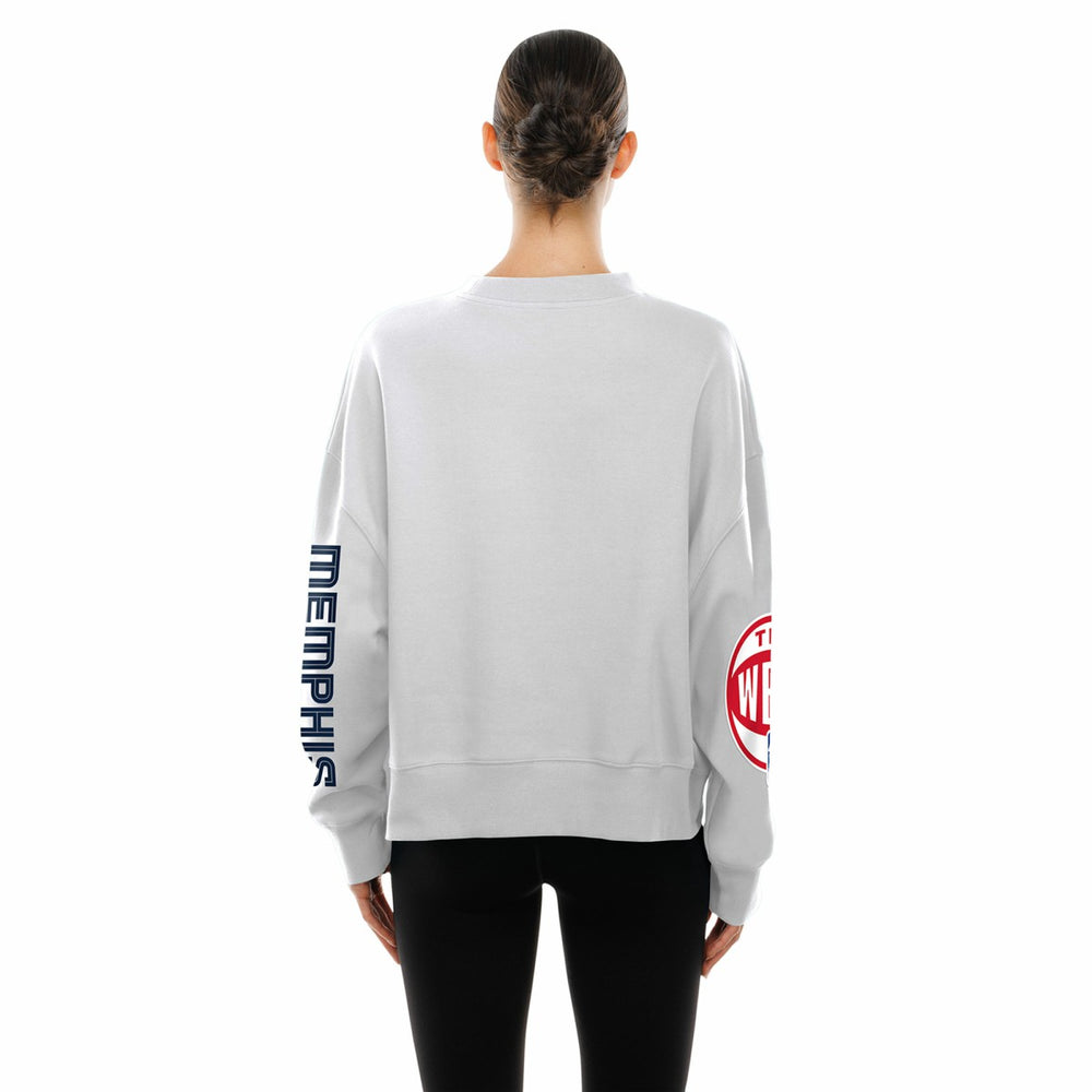 Memphis Grizzlies Women's 2025/26 City Edition Sweatshirt White - NBA