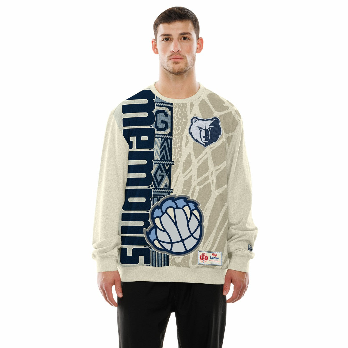 Memphis Grizzlies 2025/26 City Edition Sweatshirt Tan - NBA