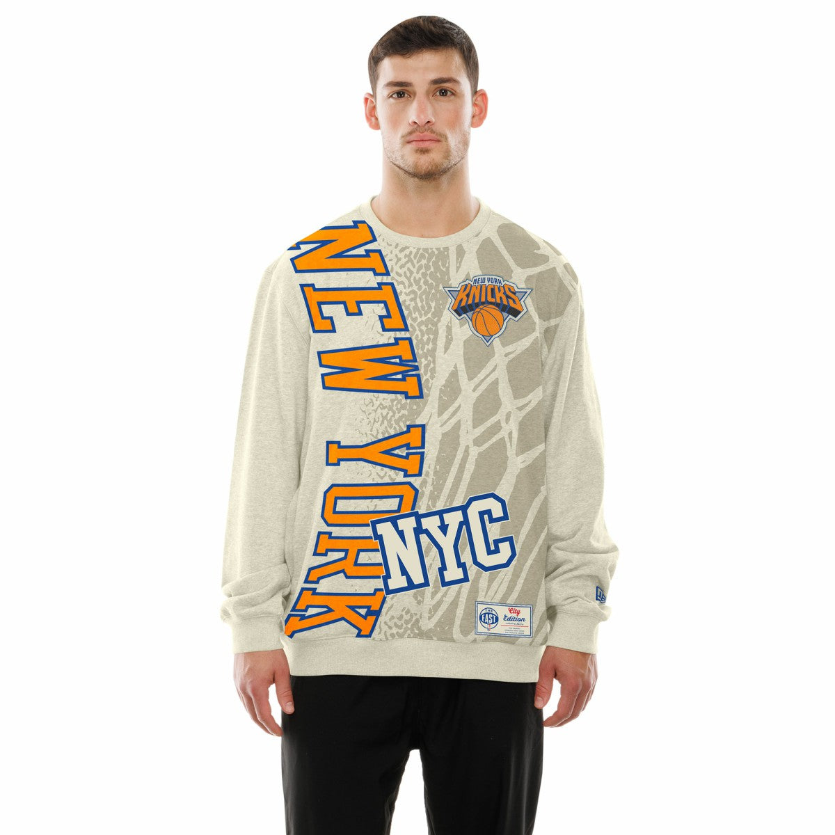New York Knicks 2025/26 City Edition Sweatshirt Tan - NBA