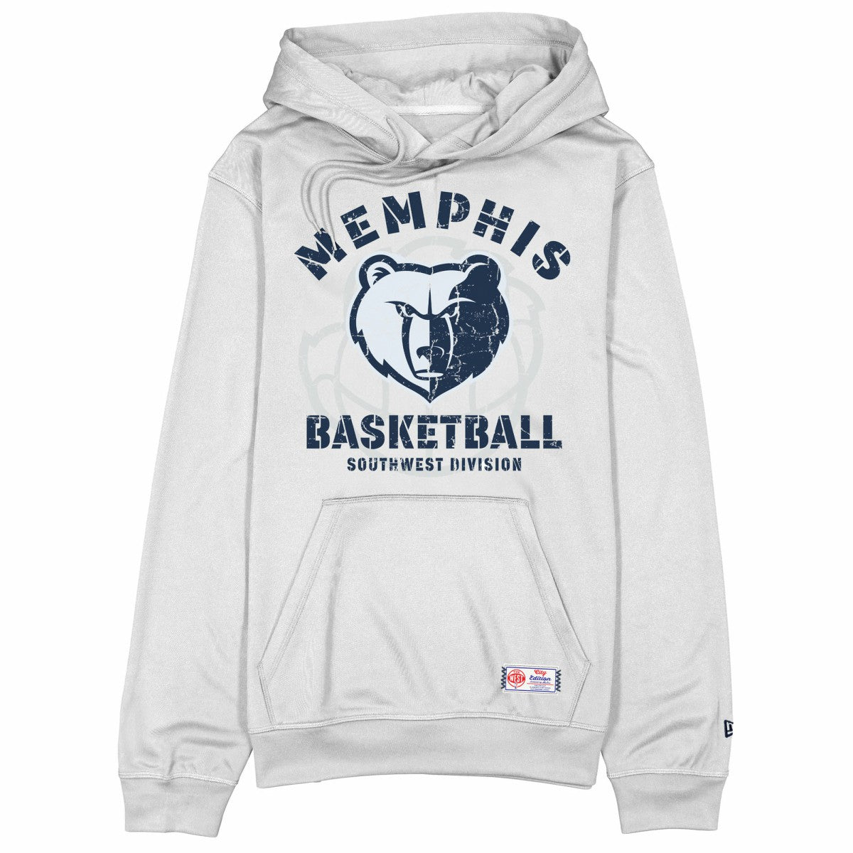 Memphis Grizzlies 2025/26 City Edition Fleece Hoodie White - NBA