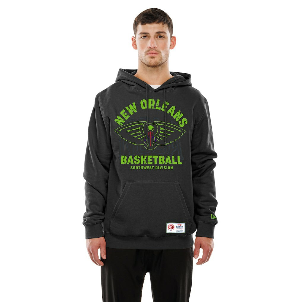 New Orleans Pelicans 2025/26 City Edition Fleece Hoodie Black - NBA