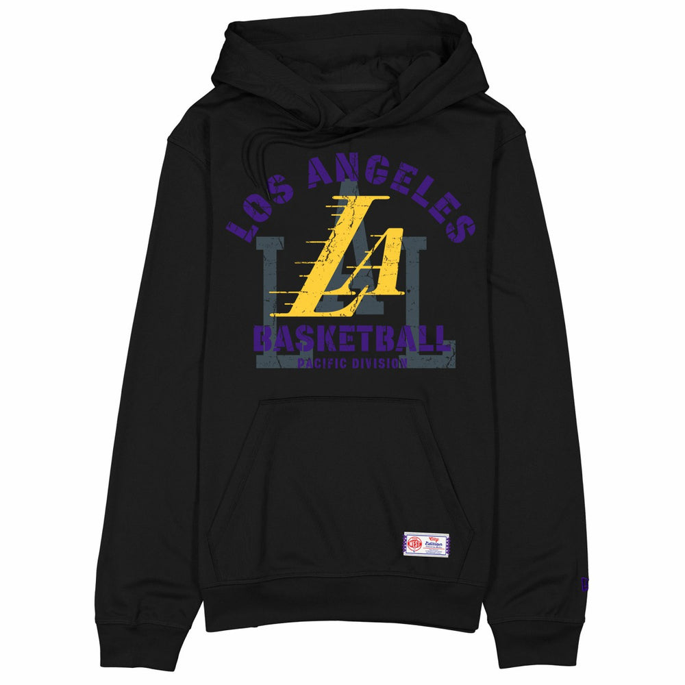 Los Angeles Lakers 2025/26 City Edition Fleece Hoodie Black - NBA