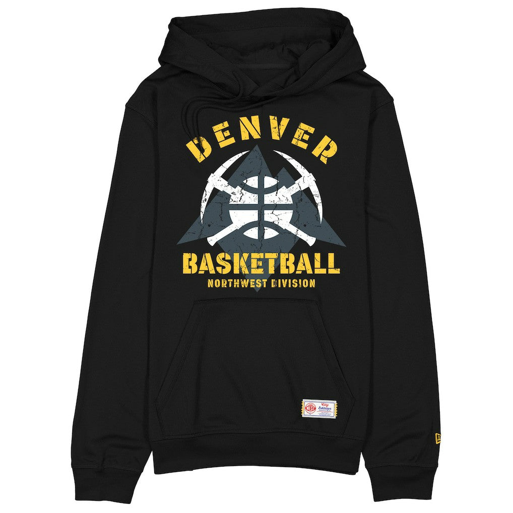 Denver Nuggets 2025/26 City Edition Fleece Hoodie Black - NBA