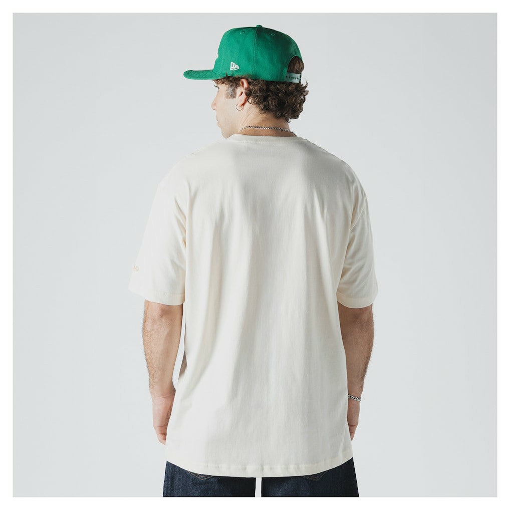 Boston Celtics Oversized City Edition Remix Vintage T-Shirt Cream - NBA