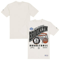 Brooklyn Nets Oversized City Edition Remix Vintage T-Shirt Cream - NBA