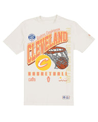 Cleveland Cavaliers Oversized City Edition Remix Vintage T-Shirt Cream - NBA