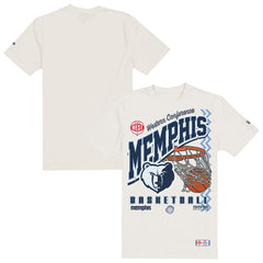 Memphis Grizzlies Oversized City Edition Remix Vintage T-Shirt Cream - NBA