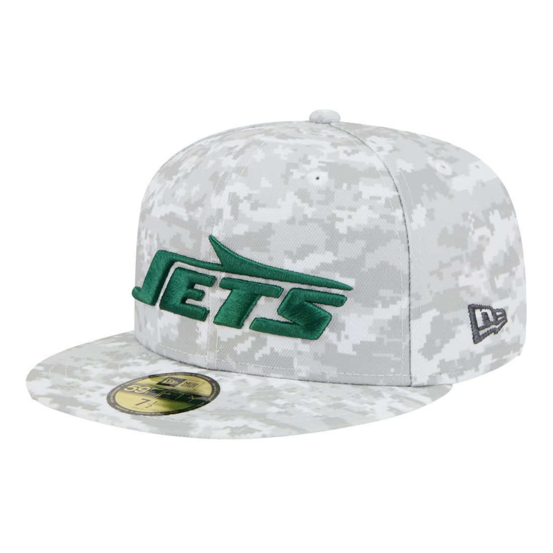 New York Jets New Era 2025 Salute to Service Fan Pack 59FIFTY Fitted Hat White | NFL