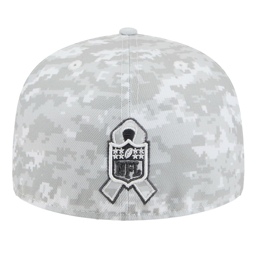 Philadelphia Eagles New Era 2025 Salute to Service Fan Pack 59FIFTY Fitted Hat White | NFL