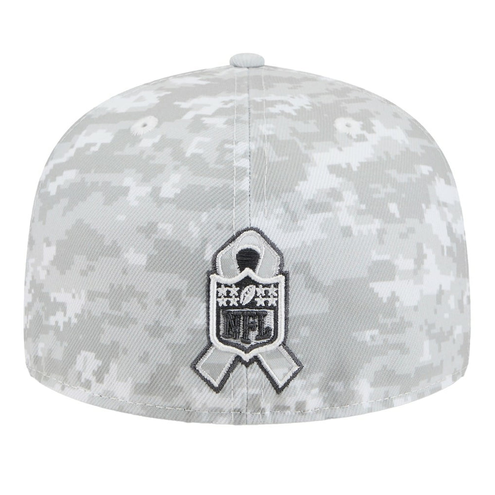 Philadelphia Eagles New Era 2025 Salute to Service Fan Pack 59FIFTY Fitted Hat White | NFL