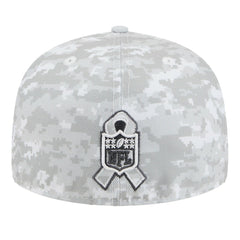 Philadelphia Eagles New Era 2025 Salute to Service Fan Pack 59FIFTY Fitted Hat White | NFL