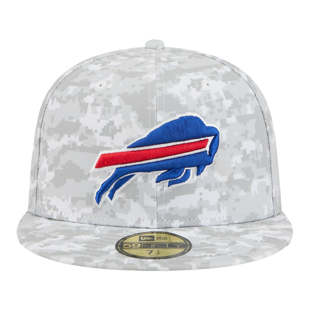 Buffalo Bills New Era 2025 Salute to Service Fan Pack 59FIFTY Fitted Hat White | NFL
