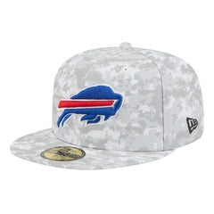 Buffalo Bills New Era 2025 Salute to Service Fan Pack 59FIFTY Fitted Hat White | NFL