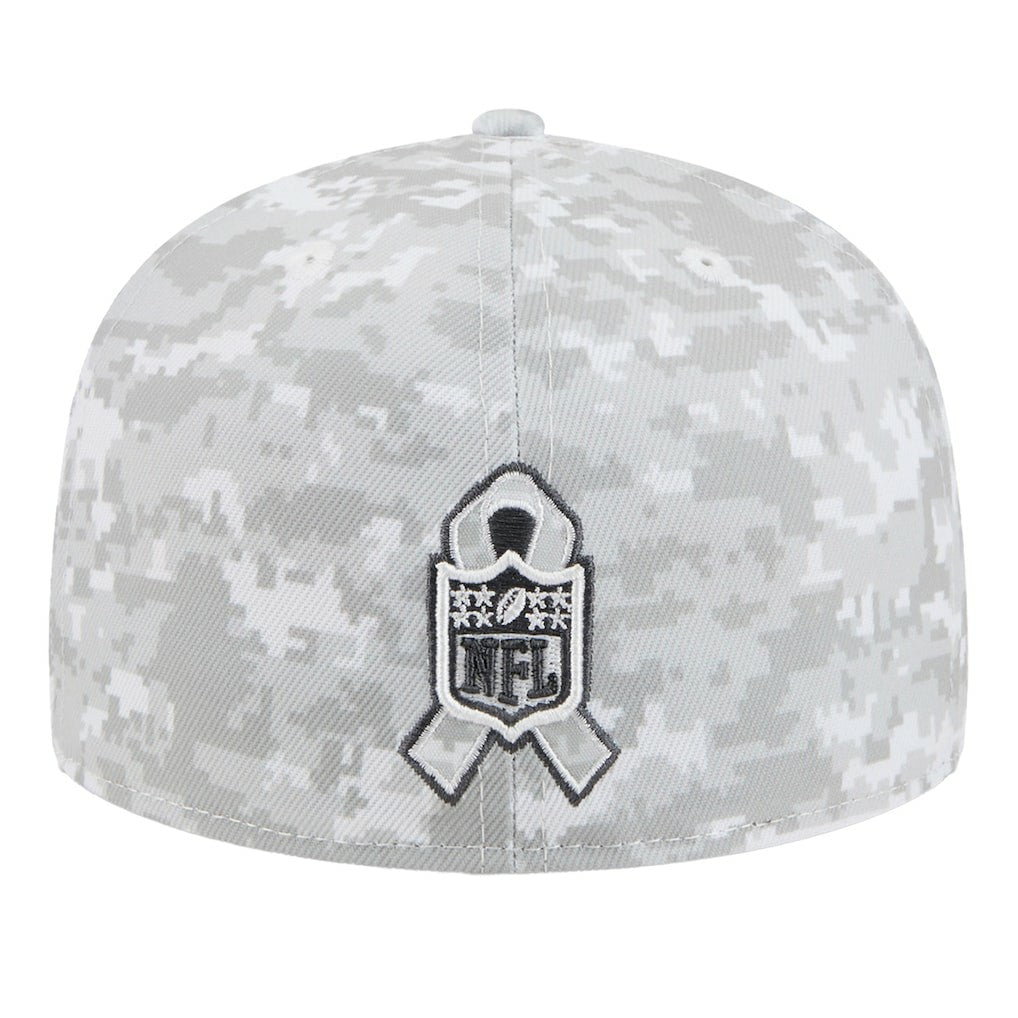 Buffalo Bills New Era 2025 Salute to Service Fan Pack 59FIFTY Fitted Hat White | NFL