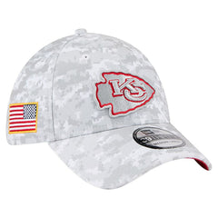 Kansas City Chiefs New Era 2025 Salute to Service Digital Camo Fan Pack 39THIRTY Flex Hat White | NFL