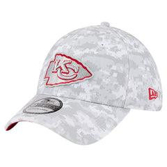 Kansas City Chiefs New Era 2025 Salute to Service Digital Camo Fan Pack 39THIRTY Flex Hat White | NFL