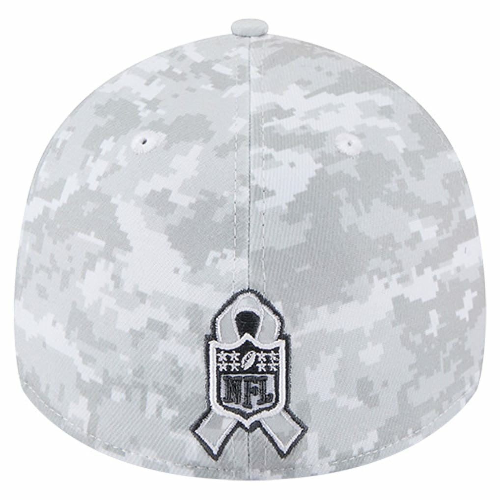Kansas City Chiefs New Era 2025 Salute to Service Digital Camo Fan Pack 39THIRTY Flex Hat White | NFL
