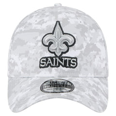 New Orleans Saints New Era 2025 Salute to Service Digital Camo Fan Pack 39THIRTY Flex Hat White | NFL